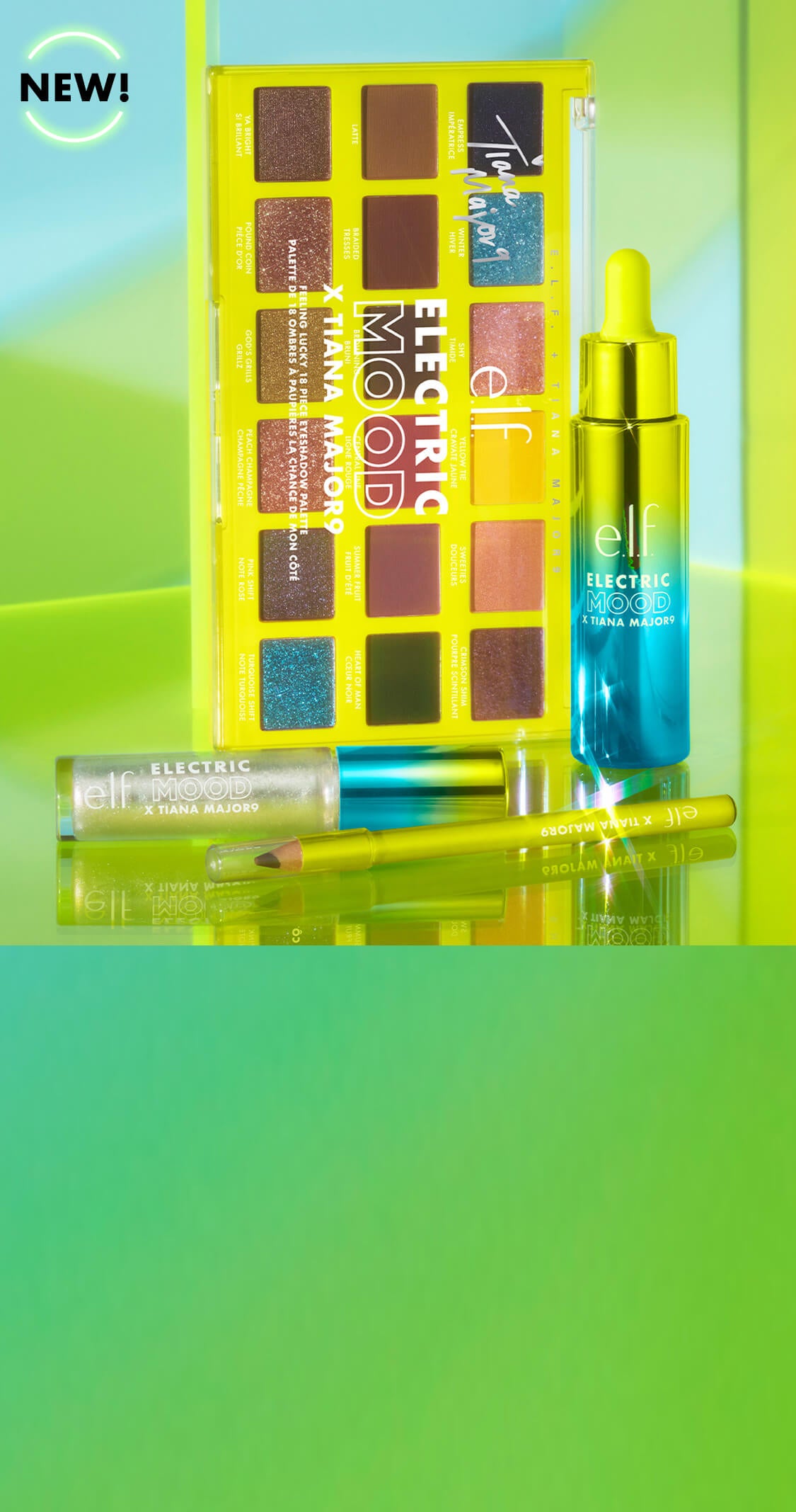 Electric Mood Tiana Major9 Makeup Collection 