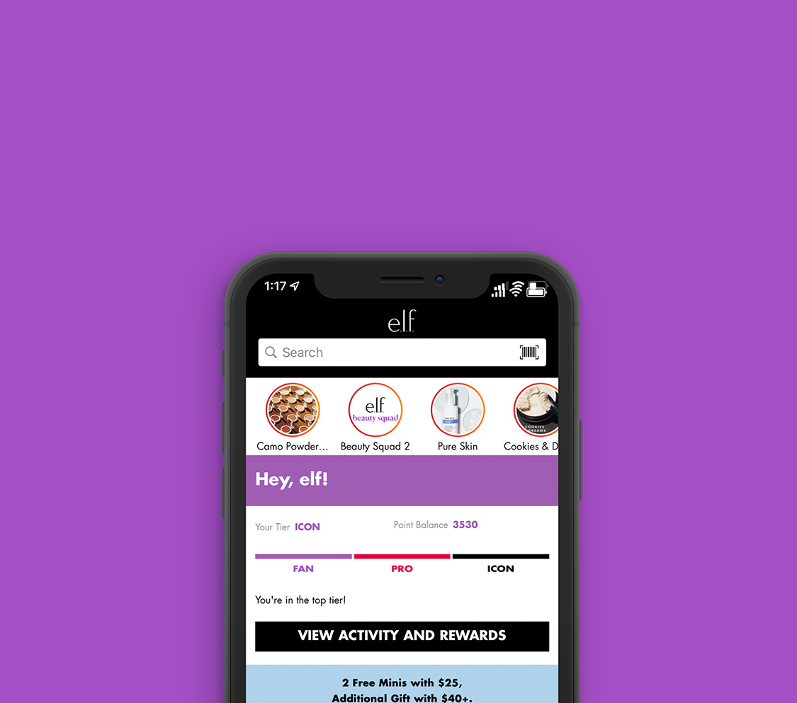e.l.f. app experience images